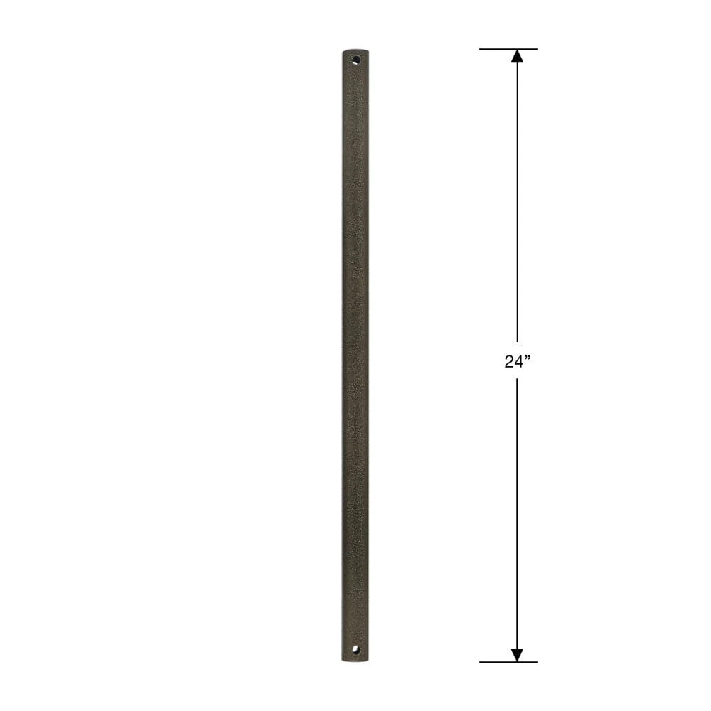 Steel Fandelier Downrod | Charred Iron - Image 4