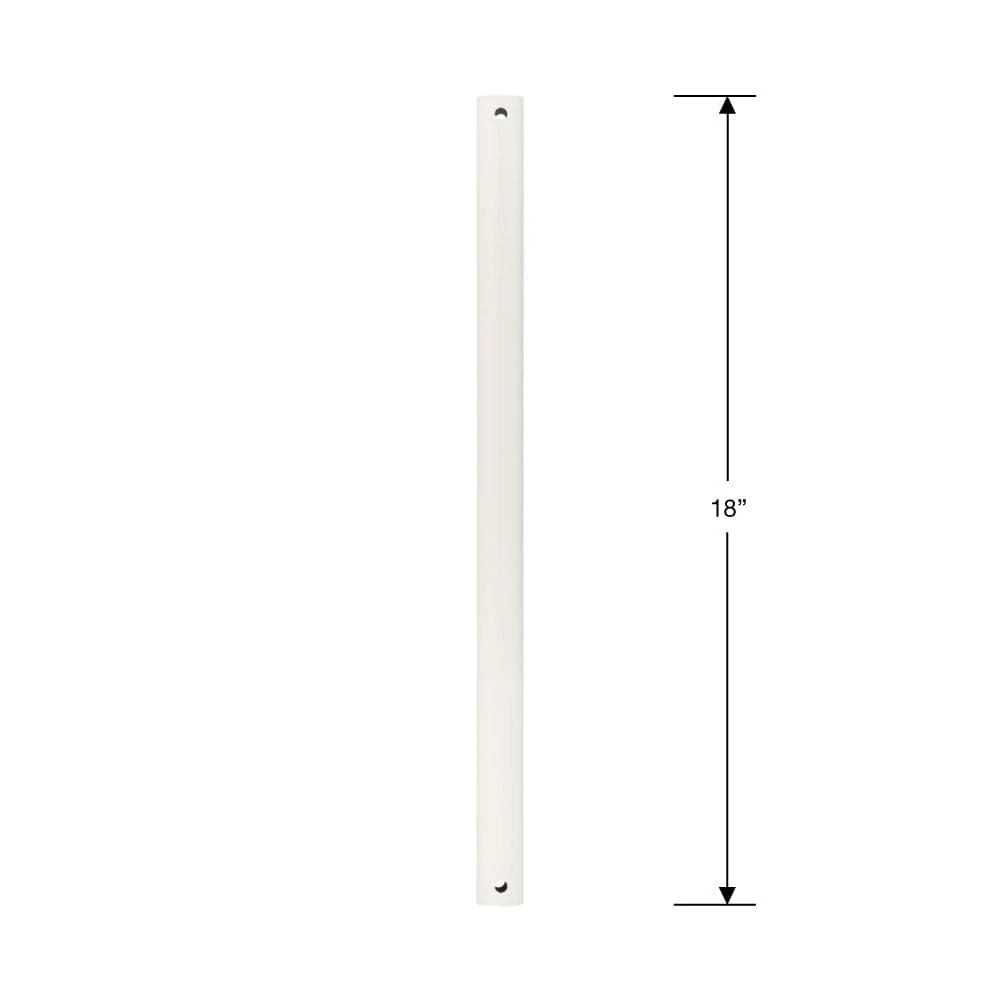 Steel Fandelier Downrod | Matte White - Image 3