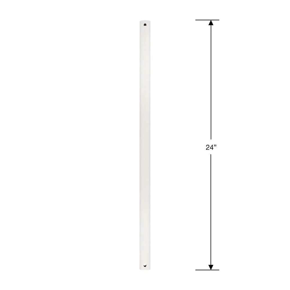 Steel Fandelier Downrod | Matte White - Image 4