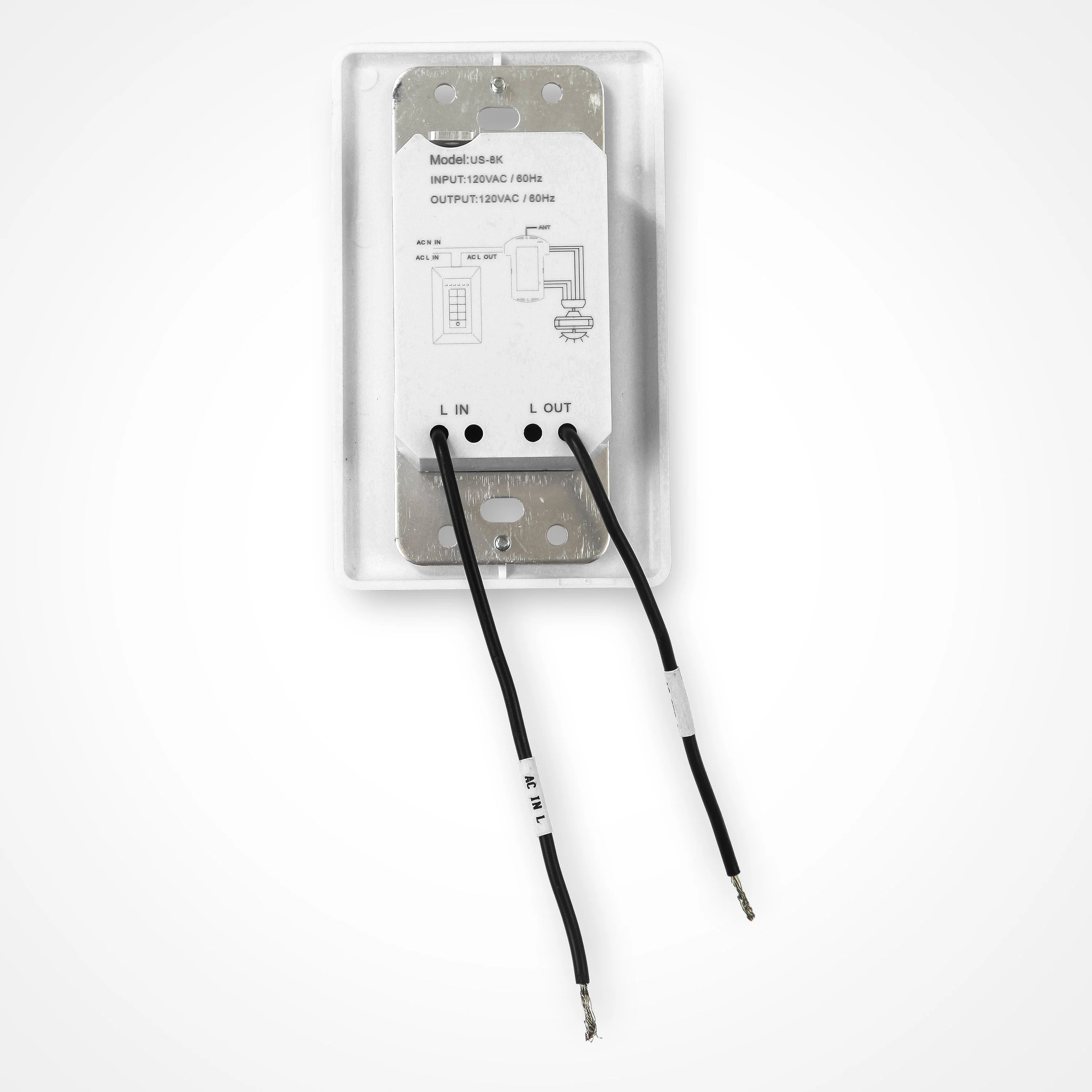 In-Wall Ceiling Fan Remote Control - DC Motor Fandeliers - Image 3
