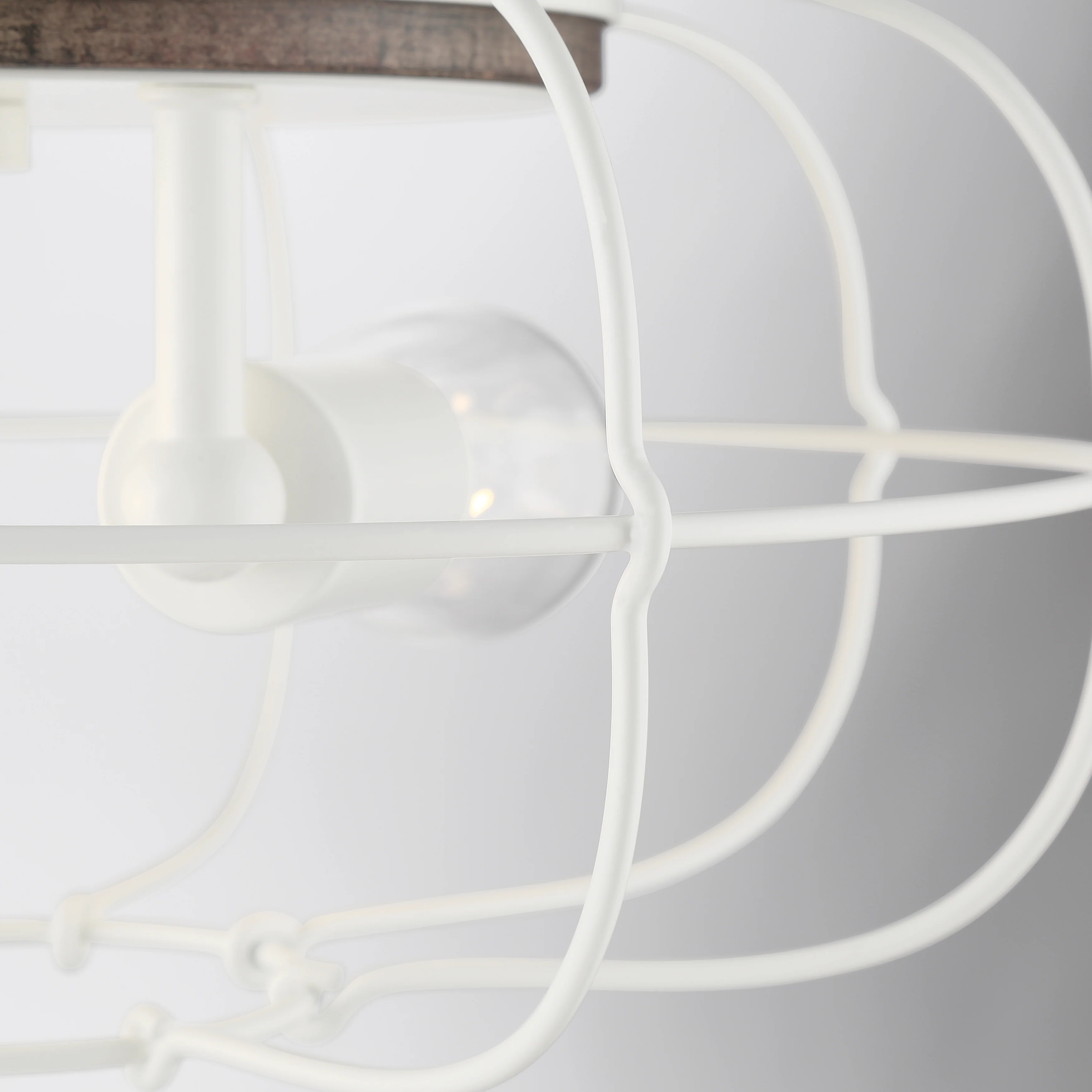 LYAM™ 14 inch 2-Light Flush Mount Light Fixture - Matte White Finish - Image 13