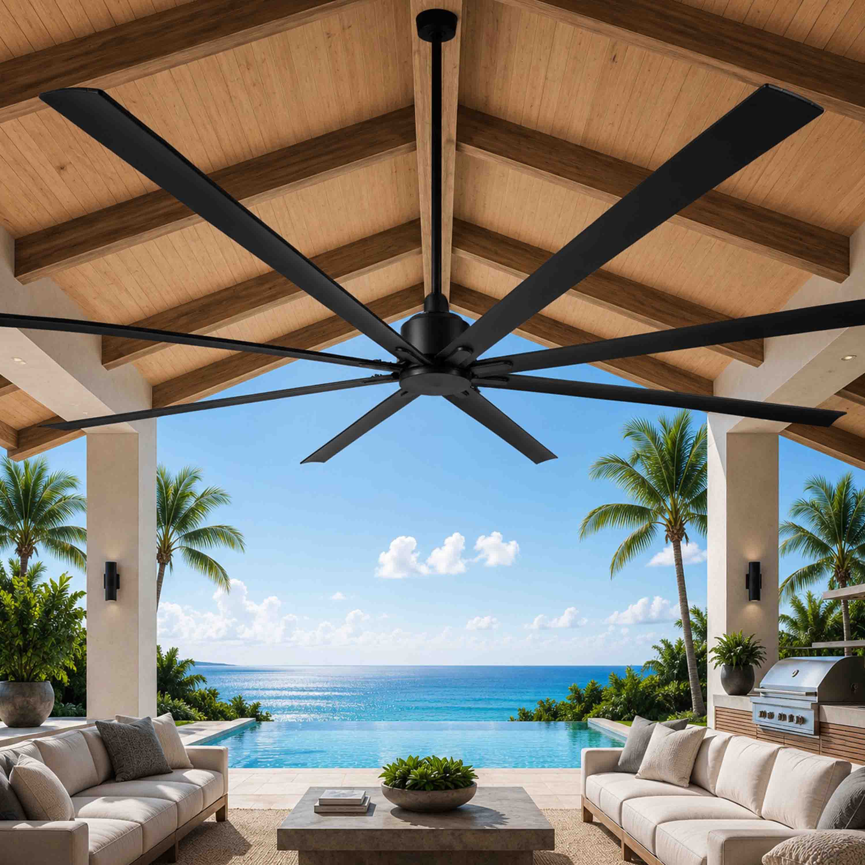 ORCA H₂O® 120" 8-Blade Ceiling Fan - Image 13